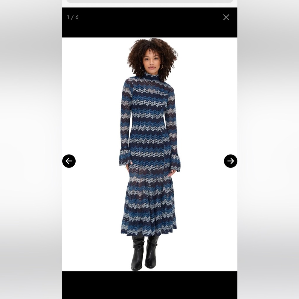 En Saison Lorraine Lace Midi Dress